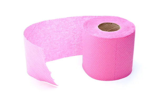 Pink toilet paper — Stock Photo, Image