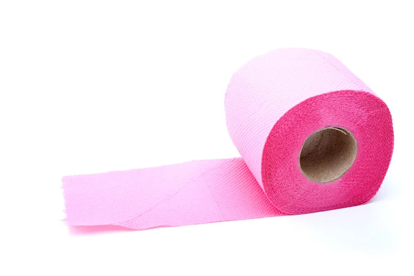 Pinkki vessapaperi — kuvapankkivalokuva