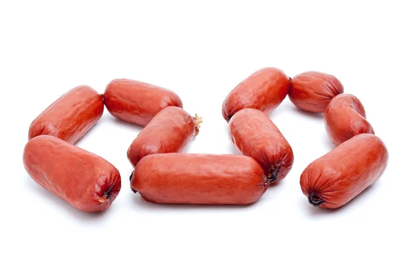 Algumas salsichas bávaras — Fotografia de Stock