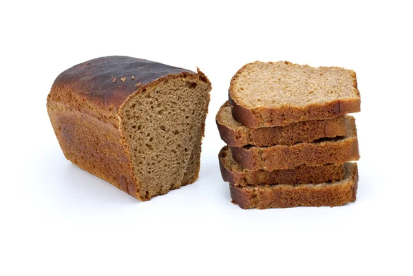 Pão de centeio fatiado — Fotografia de Stock