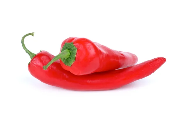 Pár hervadt piros paprika — Stock Fotó