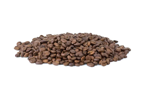 Small pile of coffee beans — Stock Photo, Image