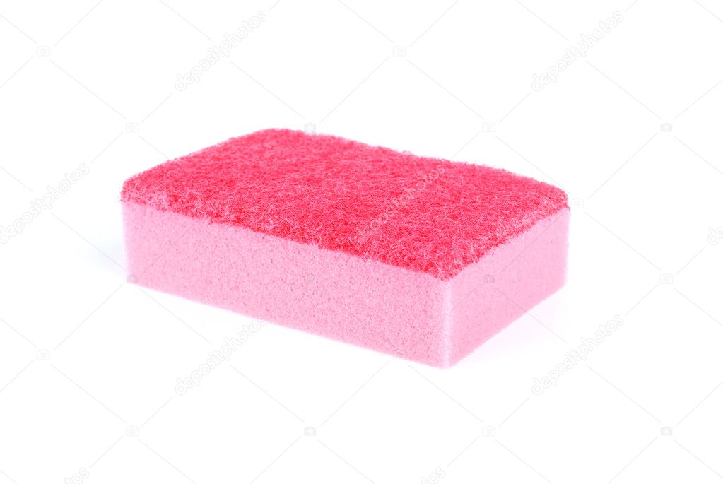 Pink sponge — Stock Photo © digitalr 1688783