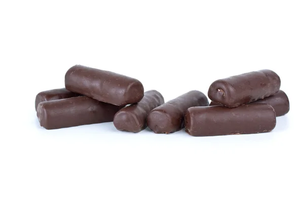 Algunos dulces largos de chocolate — Foto de Stock