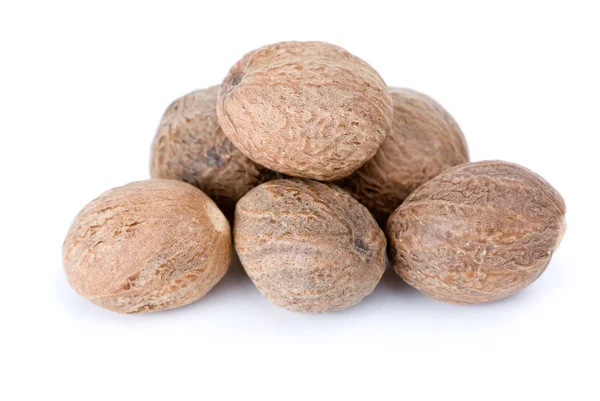 Close-up shot of few nutmegs — Stock Photo, Image