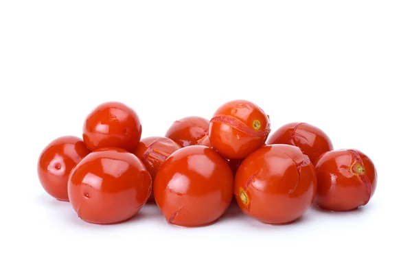 Few marinated cherry tomatoes — Stock Photo, Image