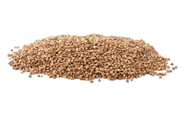 Pilha de grãos de trigo mourisco — Fotografia de Stock