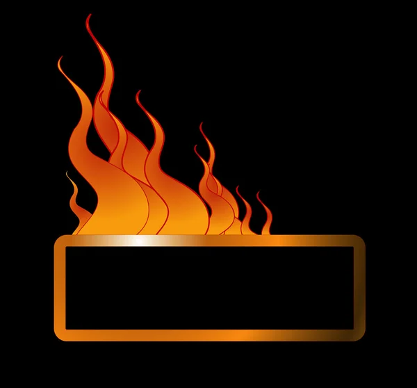 FIRE FRAME — Stock Photo, Image