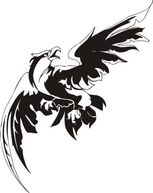 Vector eagle clipart