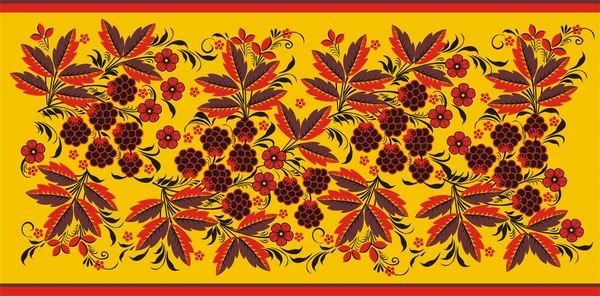 Векторная иллюстрация цветочного орнамента — стоковый вектор