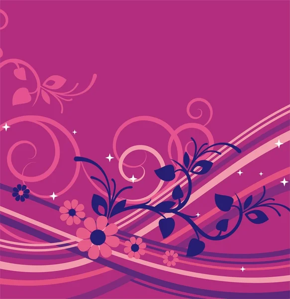 Lilac background with swirls — Stock Vector © Needle #3741812