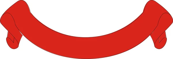 Bandeiras vermelhas vetoriais definidas em branco —  Vetores de Stock