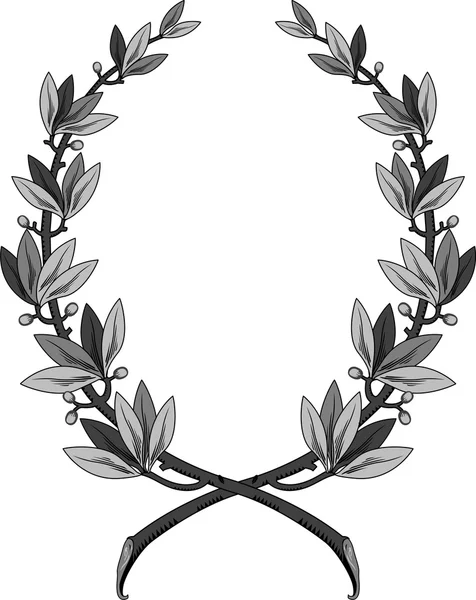 Corona de Laurel — Archivo Imágenes Vectoriales