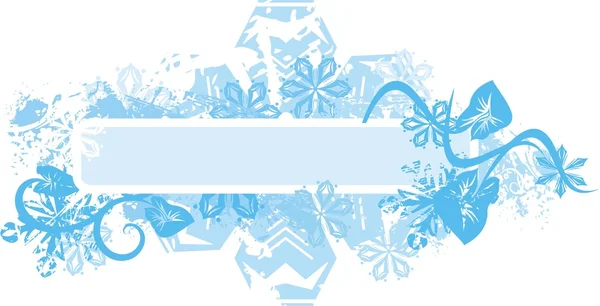 Vektor banners för vintern. — Stock vektor