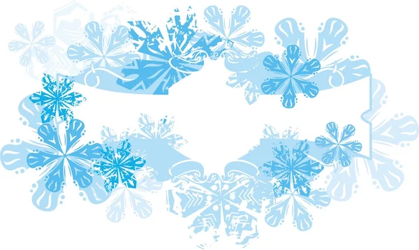 Bannières vectorielles pour l'hiver . — Image vectorielle