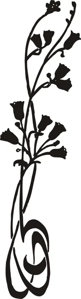 Pianta di fiore — Vettoriale Stock
