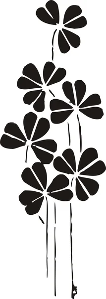 Plante de fleur — Image vectorielle