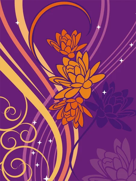Kwiat tle Ilustracja Stockowa