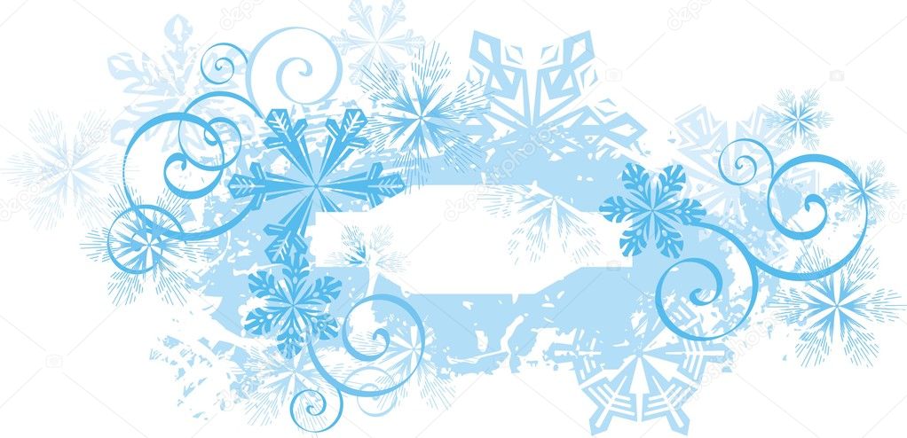 Vector banners for winter.