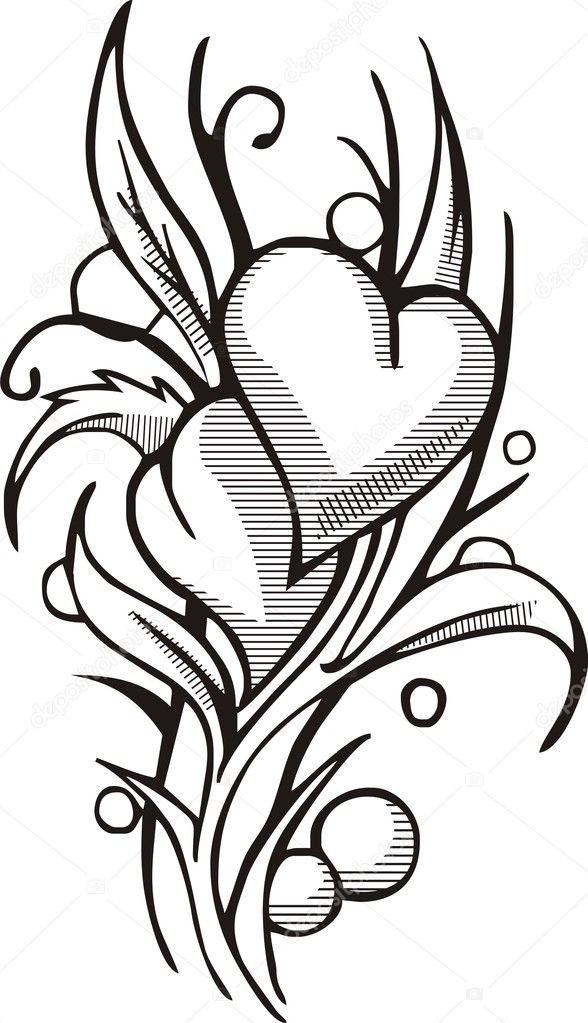 Tattoo Design For Girls Stock Vector Royalty Free Vector Image By C Chamjad 1668633