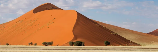 Πανόραμα αμμόλοφο έρημο — Φωτογραφία Αρχείου