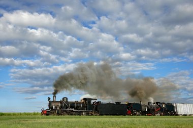 Steam locomotives clipart