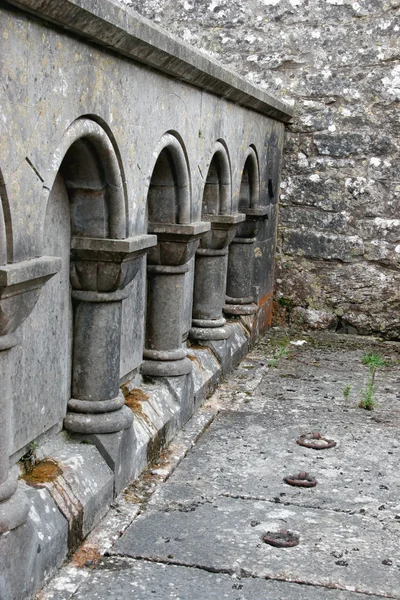 Oude gewelfde muur, Ierland — Stockfoto