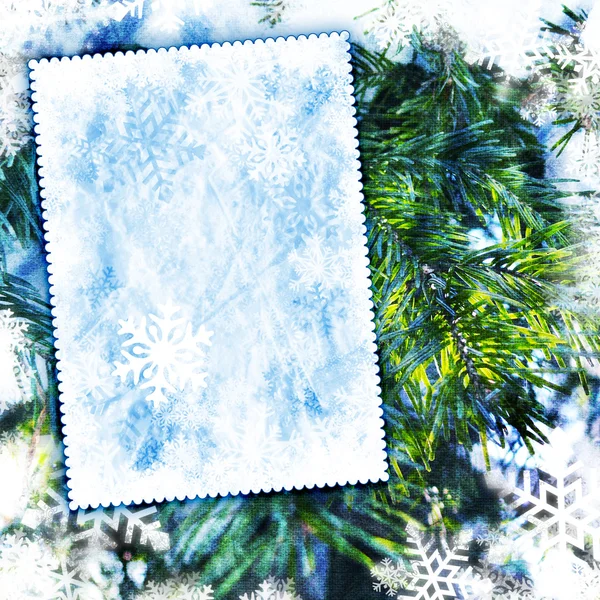 Vintage vinter texturerat bakgrund — Stockfoto