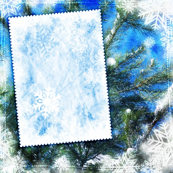 Vintage winter texturierten Hintergrund — Stockfoto