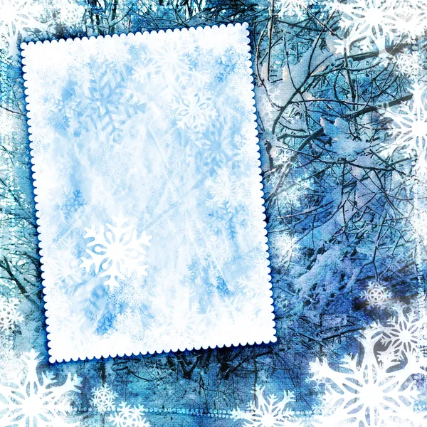 Vintage vinter texturerat bakgrund — Stockfoto