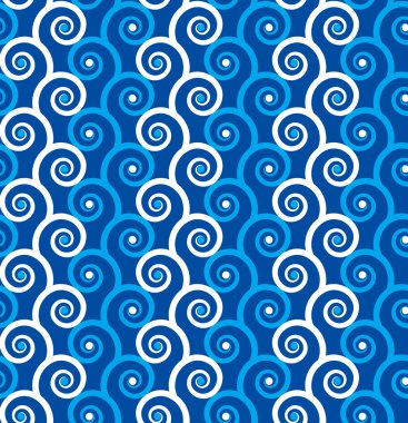 Seamless spirals background clipart