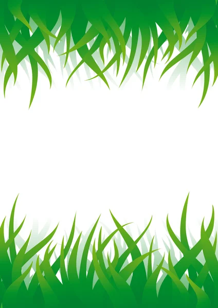 Verde hierba vector fondo — Vector de stock