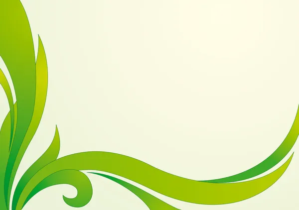 Fond vectoriel vert floral — Image vectorielle