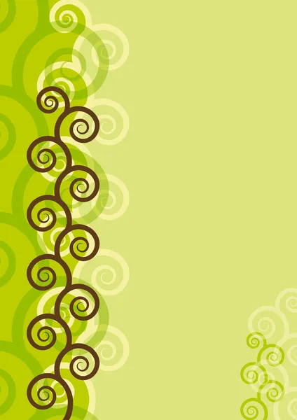 Arrière-plan avec spirales — Image vectorielle
