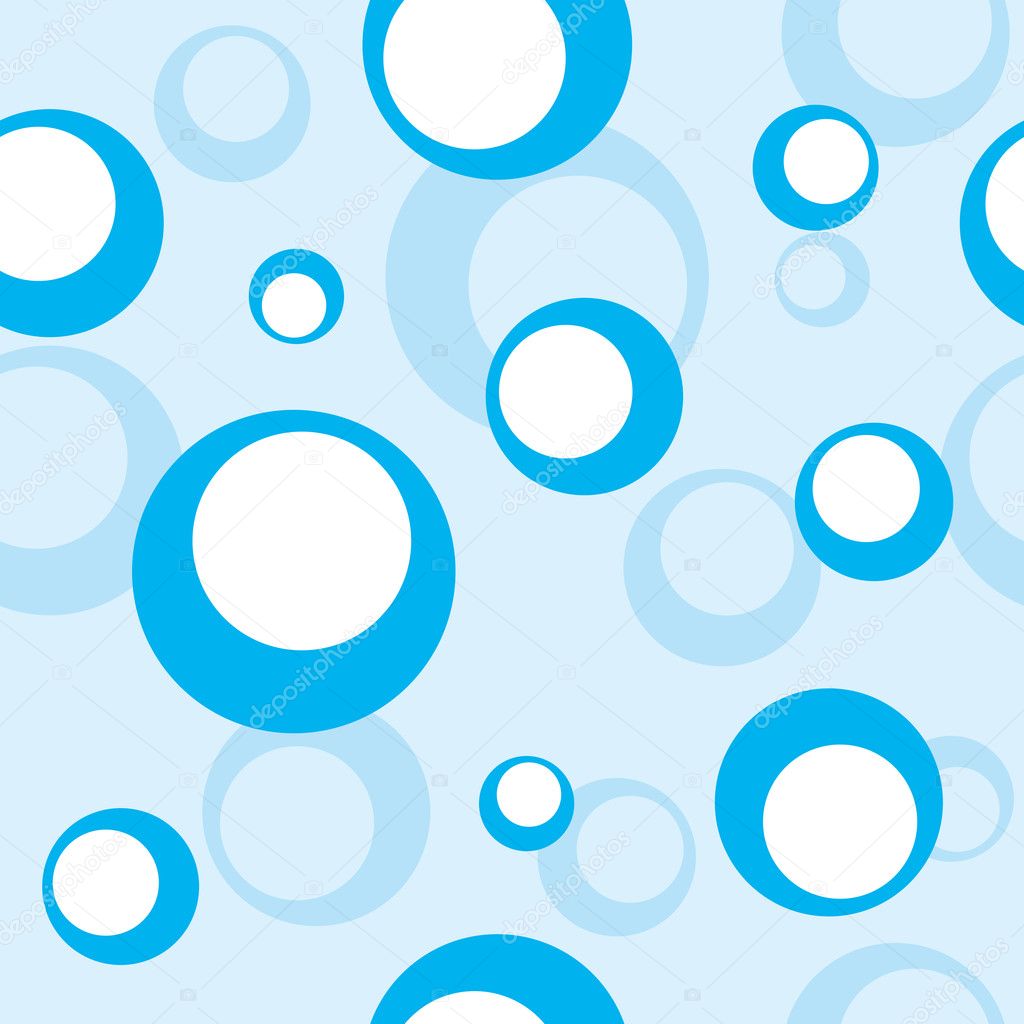 Water bubbles seamless background