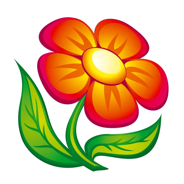 Virág ikon — Stock Vector