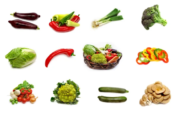 Zöldség-gyűjtemény — Stock Fotó