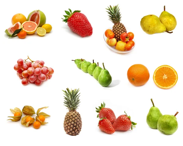 Fruits collection Royalty Free Stock Images