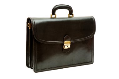 Black briefcase clipart