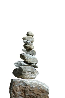 Stack of balanced stoned clipart