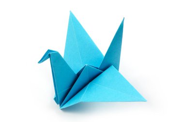 Origami bird clipart