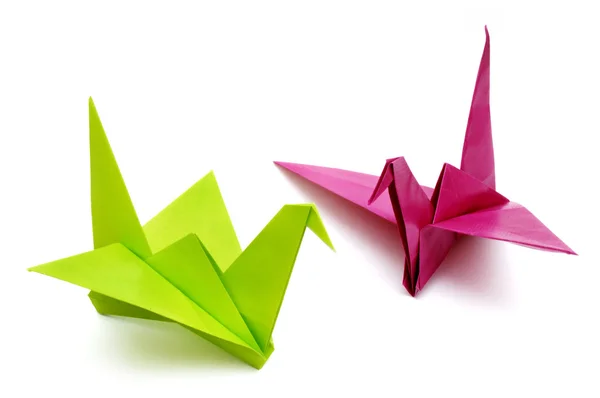 Origami vogels — Stockfoto