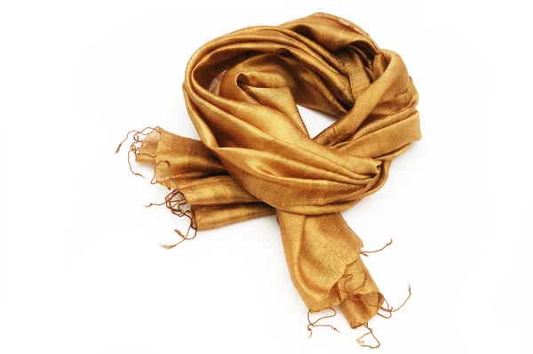Golden scarf — Stock Photo, Image
