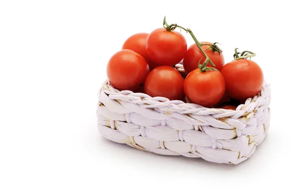 stock image Cherry-tomatoes in the basket