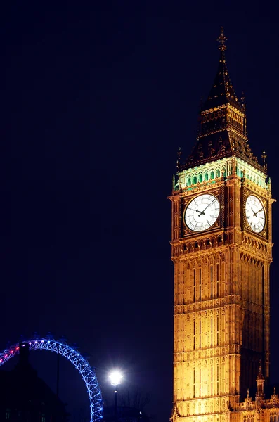 Big Ben w nocy — Zdjęcie stockowe