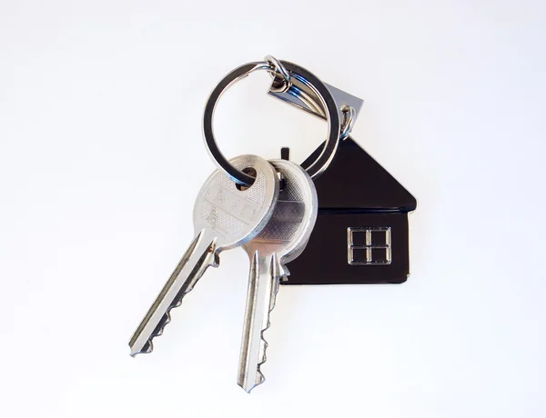 Ключі, ізольовані — стокове фото