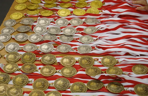 A lot of medals — Stock Photo, Image