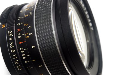 Photography lens close up clipart
