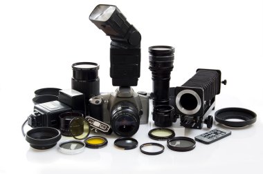 Photographic equipment clipart