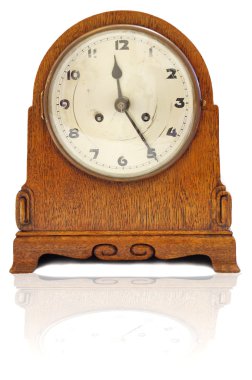 Old retro clock clipart